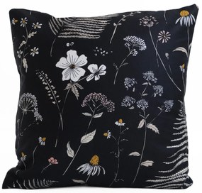 Bavlnená obliečka na vankúš Renforcé 40 × 40 cm - Gloria čierna
