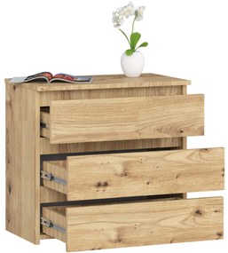 Komoda Cleania CL3 (dub artisan). Akcia -18%. Vlastná spoľahlivá doprava až k Vám domov. 1128595