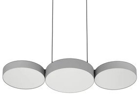 Eglo 900856 - LED RGBW Stmievateľný luster na lanku BARBANO-Z 3xLED/7,5W/230V šedá