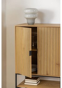 Skrinka v dekore duba v prírodnej farbe 80x140 cm Jaipur – Actona