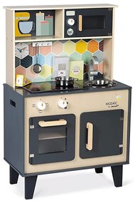 Janod - Drevená kuchynka s LED doskou MOZAIC 2xLR6 J06609