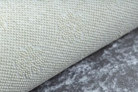 Dywany Łuszczów, Detský kusový koberec Bambino 2139 Football, 80x80 (priemer) kruh, čiernobiela, detská izba