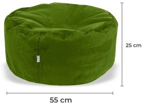 Sedací vak leňošník zelený EMI