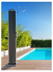 Solárna sprcha Adige 120L, nerezová oceľ, Eco Rain systém