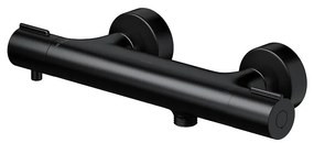 Cersanit Virgo, nástenná termostatická sprchová batéria, čierna matná, S951-580