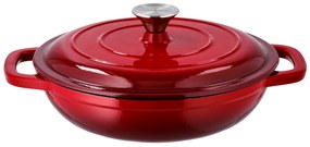 Silvercrest®  Liatinová servírovacia panvica, 2,4 l (červená)  (100393065)