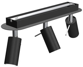 Bodové svietidlo PRESTON 3xGU10/MR11/40W/230V čierna