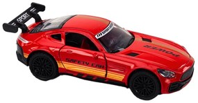 LEAN TOYS Športové auto 1:32, kovové - červená