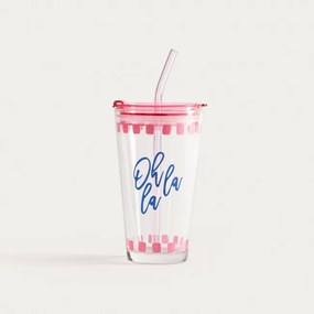 Pohár EMBO SUMMER ružový 774683 400 ml
