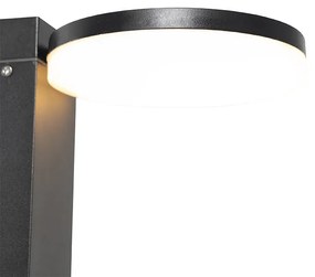 Stojaca vonkajsia lampa cierna 50 cm vratane LED 2 svietidla IP44 - Esmee