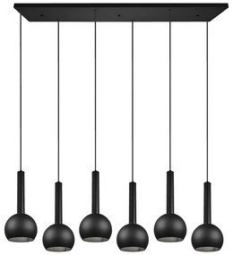 Čierne závesné svietidlo Ciliana – CINQUE