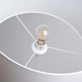 Sollux SL.1404 - Luster na lanku NOVA 1xE27/15W/230V pr. 40 cm biela