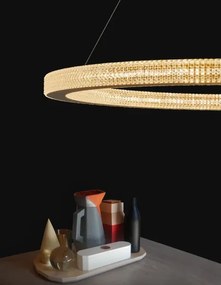 LED luster Fiore 80 zlaté