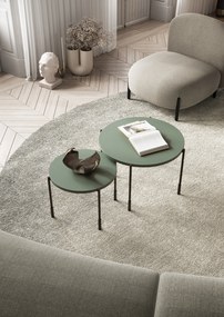 Odkladací stolík Sonatia 45 cm - olivová
