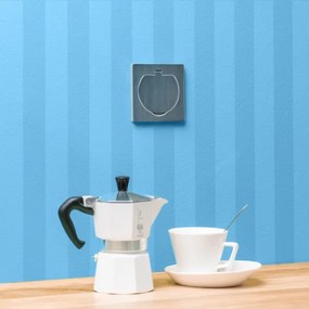 Brilagi - Vonkajšia vstavaná podlahová zásuvka IP55 matný chróm štvorcový