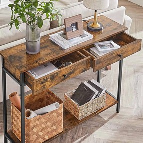 Konzolový stolík 100 × 30 × 80 cm