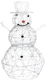 Brilagi- LED Vonkajšia vianočná dekorácia LED/3,6W/31/230V 6500K 90cm IP44 snehuliak