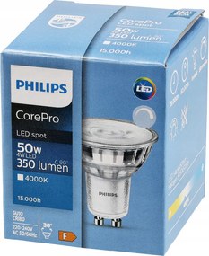 LED žiarovka Philips GU10 - 4W - 350 Lm 36 ° - neutrálna biela - CorePro Premium