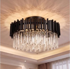 BRILAGI - Stropné svietidlo VERVE 6xE14/40W/230V, priemer 60 cm, čierne