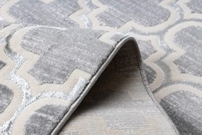 Koberec CORE W6764 Koniczyna marokánska Trellis - sivý / krém