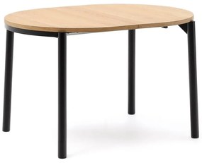 Rozkladací jedálenský stôl s doskou v dubovom dekore v prírodnej farbe 90x120 cm Montuiri – Kave Home