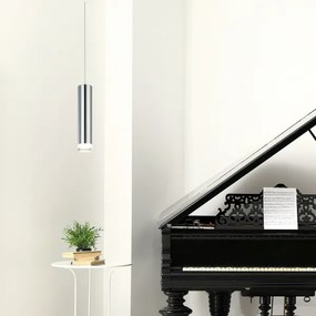 Luster na lanku ARMIN 1xGU10/10W/230V lesklý chróm