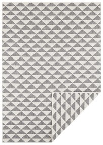 NORTHRUGS - Hanse Home koberce Kusový koberec Twin Supreme 103766 Grey / Cream – na von aj na doma - 80x150 cm