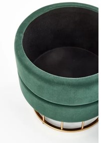 Taburet MINTY pr. 37 cm zelená/zlatá