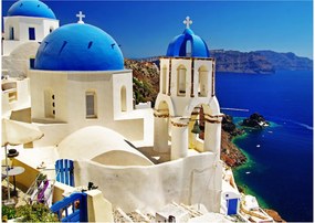 Obraz - Santorini, Grécko (70x50 cm)
