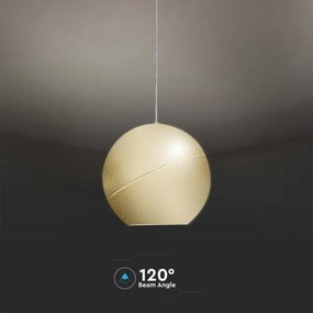 LED Luster na lanku LED/8,5W/230V 3000K šedá