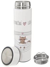 Biela termoska 400 ml – Orion