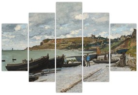 Obraz - Claude Monet, Sainte Adresse, reprodukcia (150x105 cm)