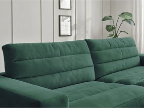 Zelená zamatová pohovka 276 cm Sierra – Bobochic Paris