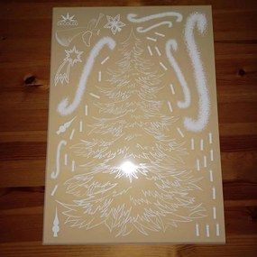 DECOLED Dekorativní polep do oken A3 strom