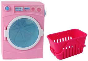 Lean Toys Bábika Anlily – s práčkou a doplnkami na pranie
