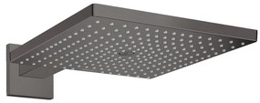 Hansgrohe Raindance E, hlavová sprcha 300 1jet so sprchovým ramenom, kartáčovaný čierny chróm, HAN-26238340