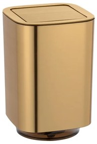 WENKO 24163100 - Odpadkový kôš AURON 17x25,5 cm zlatý