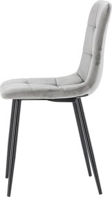 CH Jedálenská stolička Leon - sivá