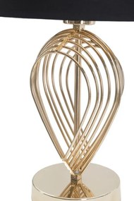 Stolná lampa Maxt 44 cm čierno-zlatá