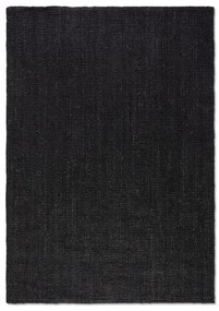 Čierny jutový koberec 80x150 cm Bouclé – Hanse Home