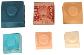 KIK Montessori vzdelávacia pyramídová senzorická veža s loptičkami