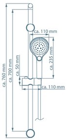 Schütte Sprchová tyč  (100335891)