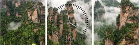 Obraz - National Park Zhangjiajie, Čína (s hodinami) (90x30 cm)