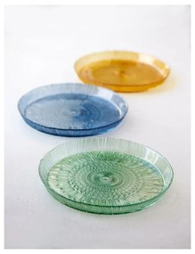 Oranžový sklenený servírovací tanier ø 30 cm Kusintha – Bitz