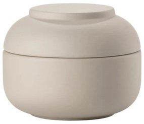 Béžový kameninový kúpeľňový organizér na vatové tampóny Sensu – Zone