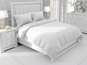 Biante Bavlnené jednofarebné posteľné obliečky Moni MO-039 Biele Jednolôžko 140x200 a 70x90 cm