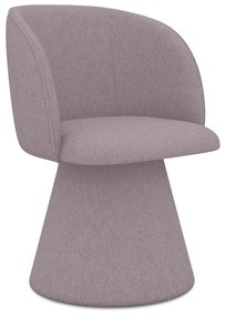 Čalúnené jedálenské kreslo v levanduľovej farbe Maia – Makamii