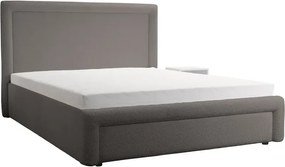 Dizajnová čalúnená posteľ ABRIAMO, 200x160, hnedá (Abriamo 1)