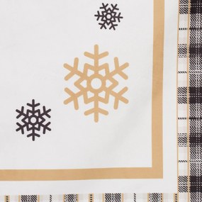 VIANOČNÝ OBRUS ANGEL 85X85 CM VZOROVANÝ