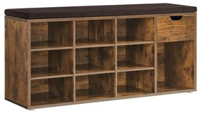 Botník VOREN hnedá/čierna